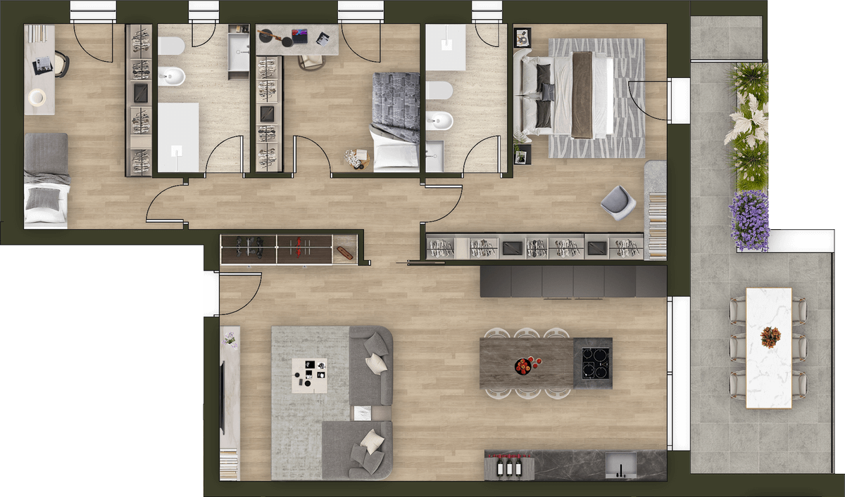 Planimetria Unità B3