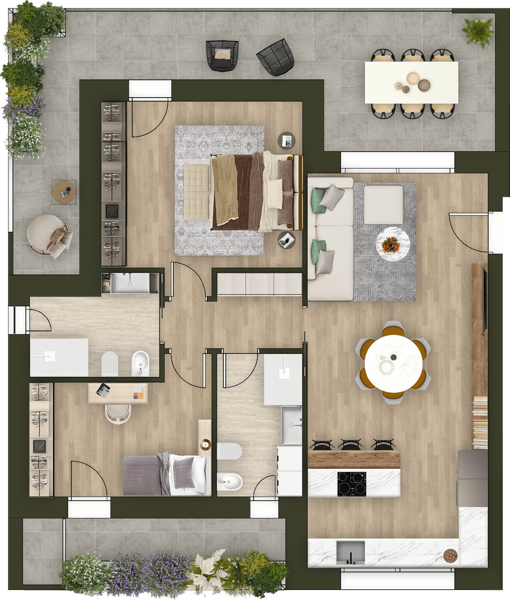 Planimetria Unità B7